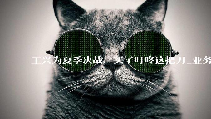 王兴为夏季决战，买了叮咚这把刀_业务_零售_的订单